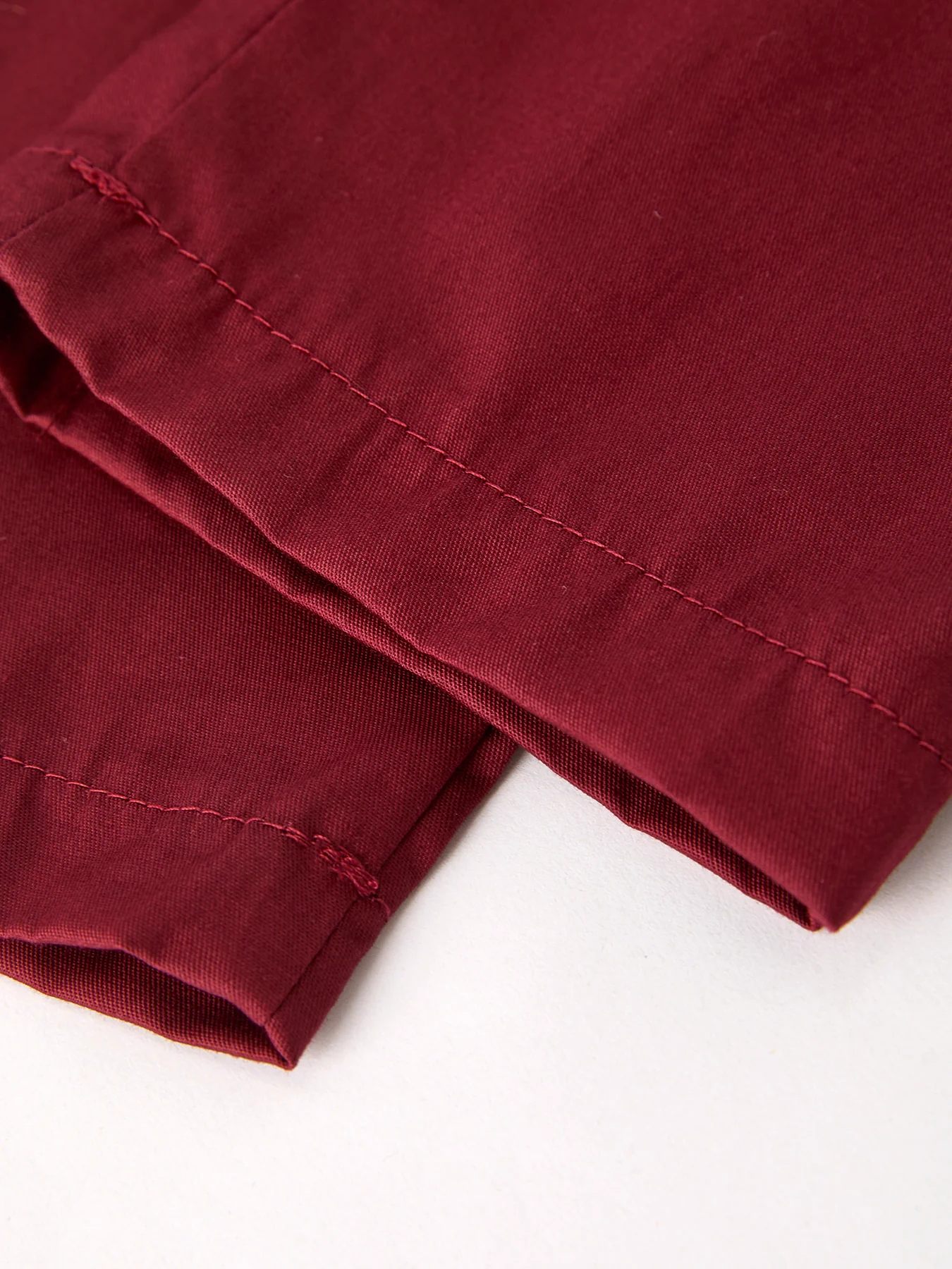 Dark Red Smocked Church Christ Bishop Christening Boys'Set - Image 3