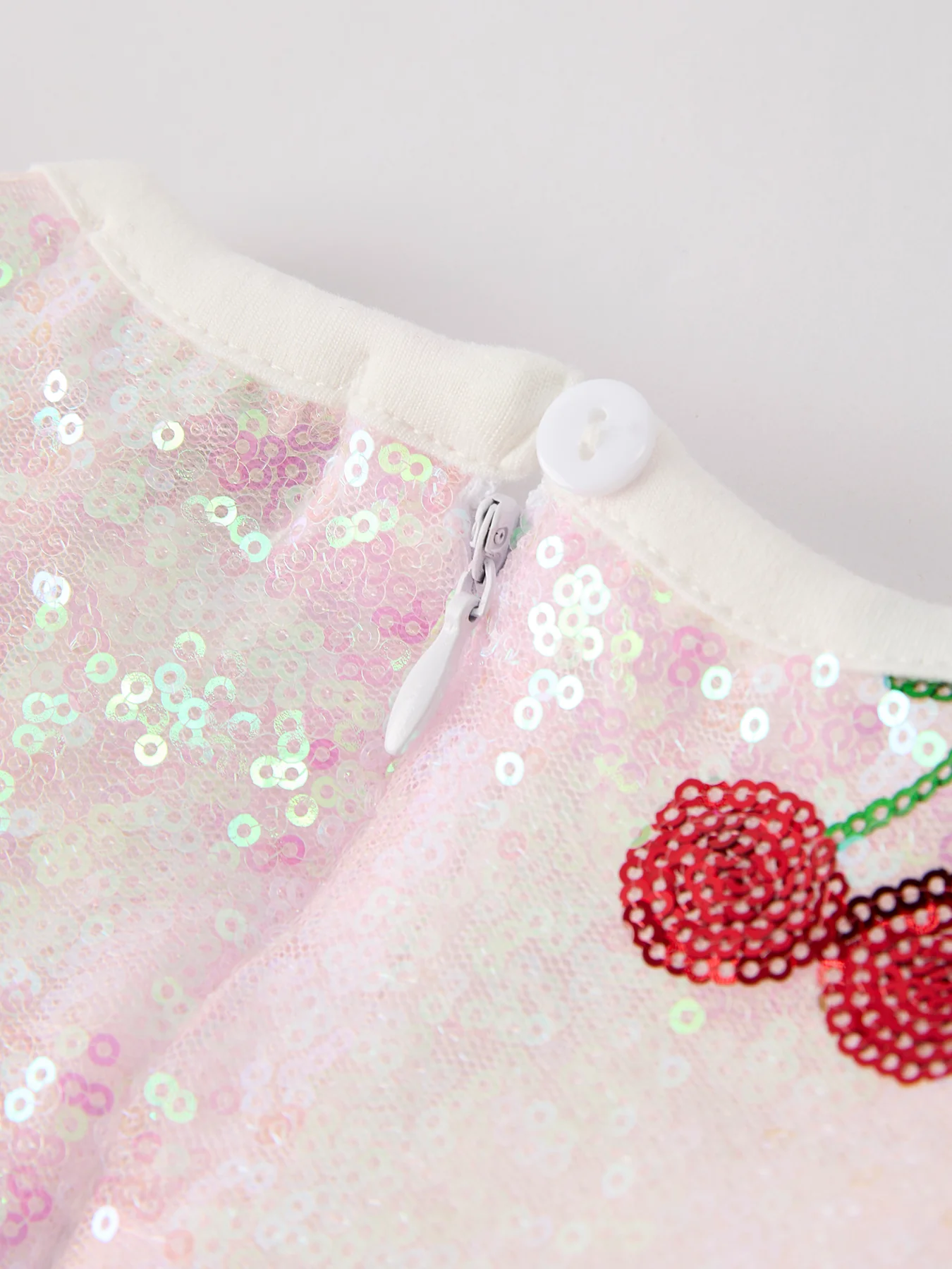 Sweet Cherry Sequins Cute Dress - Image 13