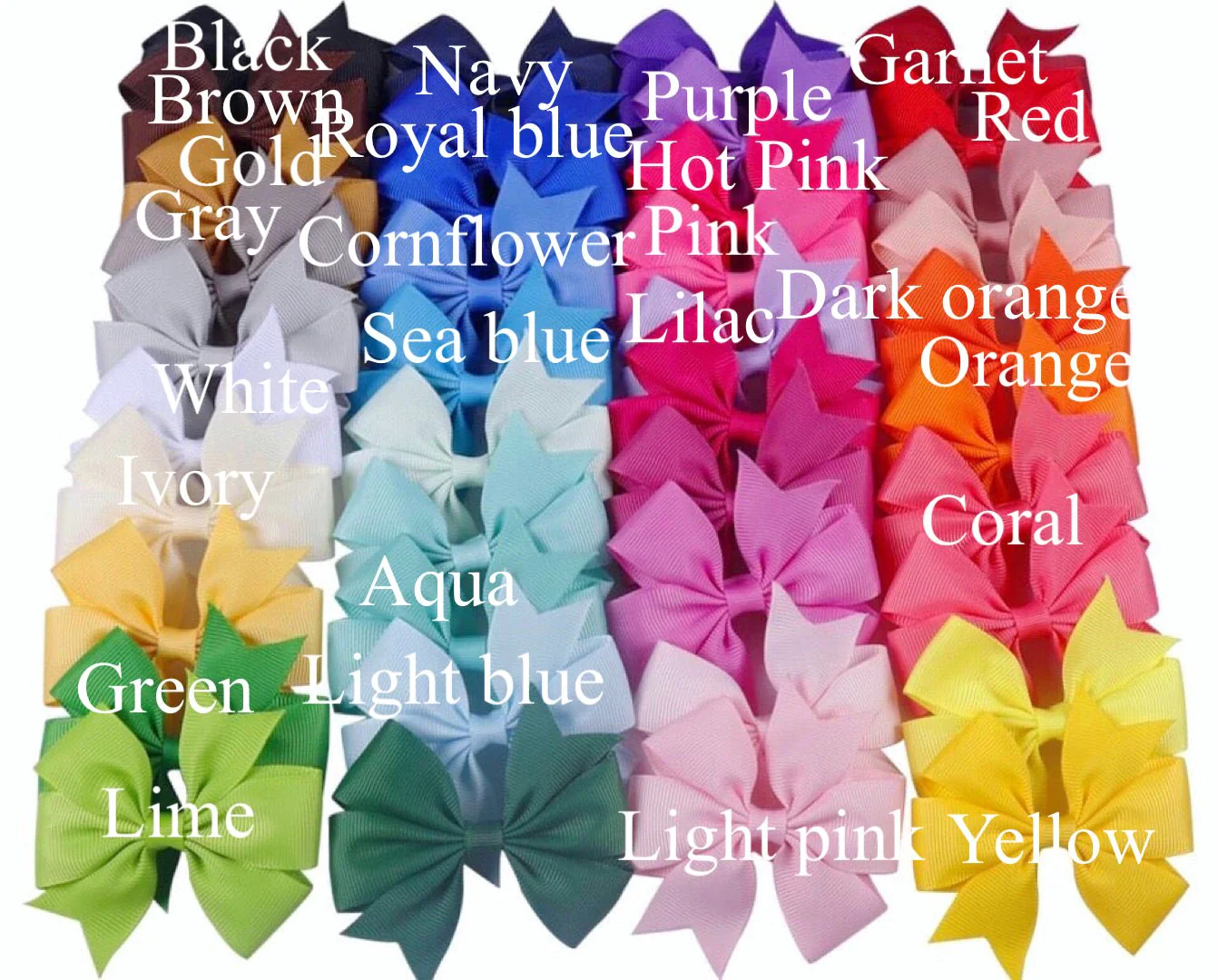 Single 3" Pinwheel Bows - Image 3