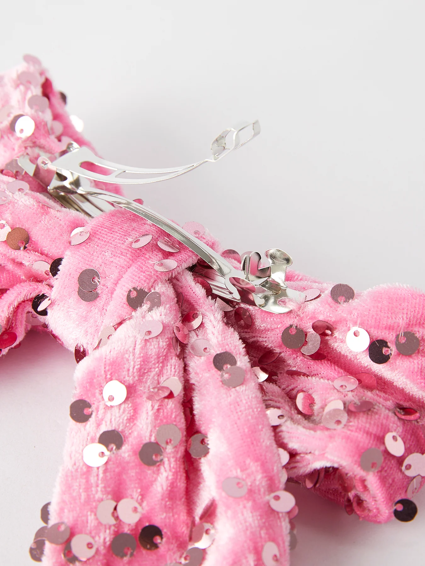 Girls Sequin Bow Hair Clip - Image 9