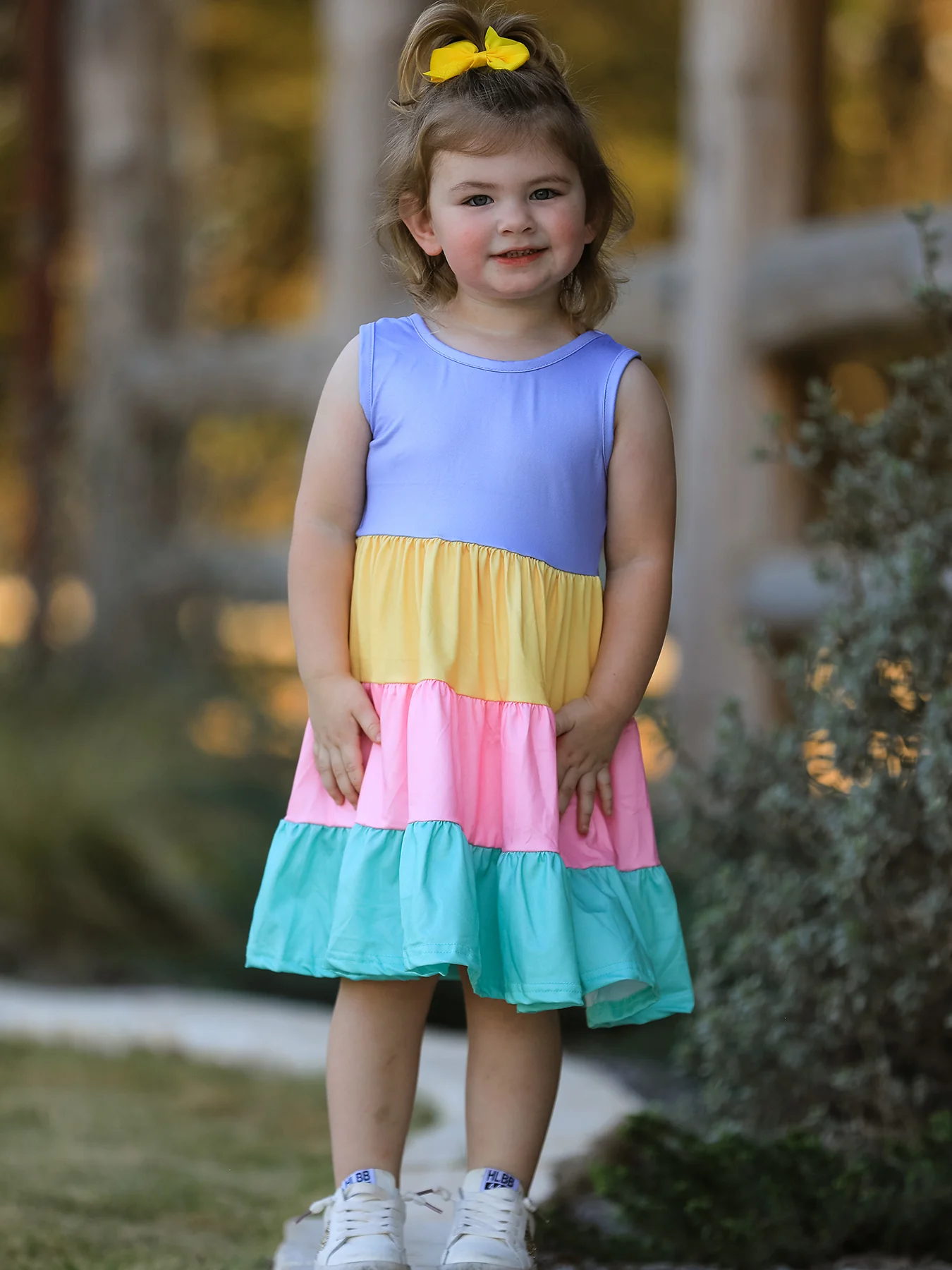 Rainbow Star Colorful 3-Piece Dress Set - Image 15