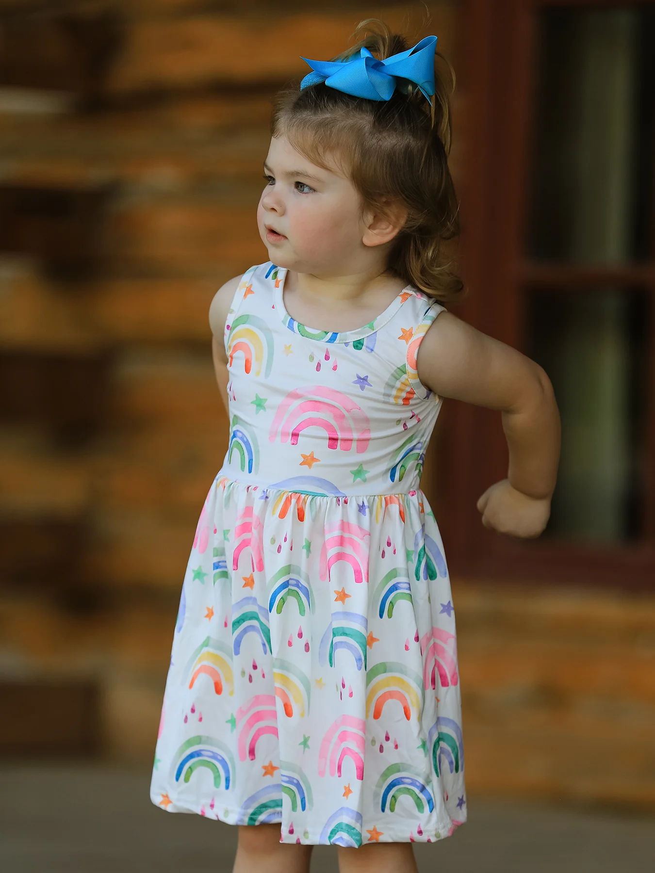 Rainbow Star Colorful 3-Piece Dress Set - Image 4