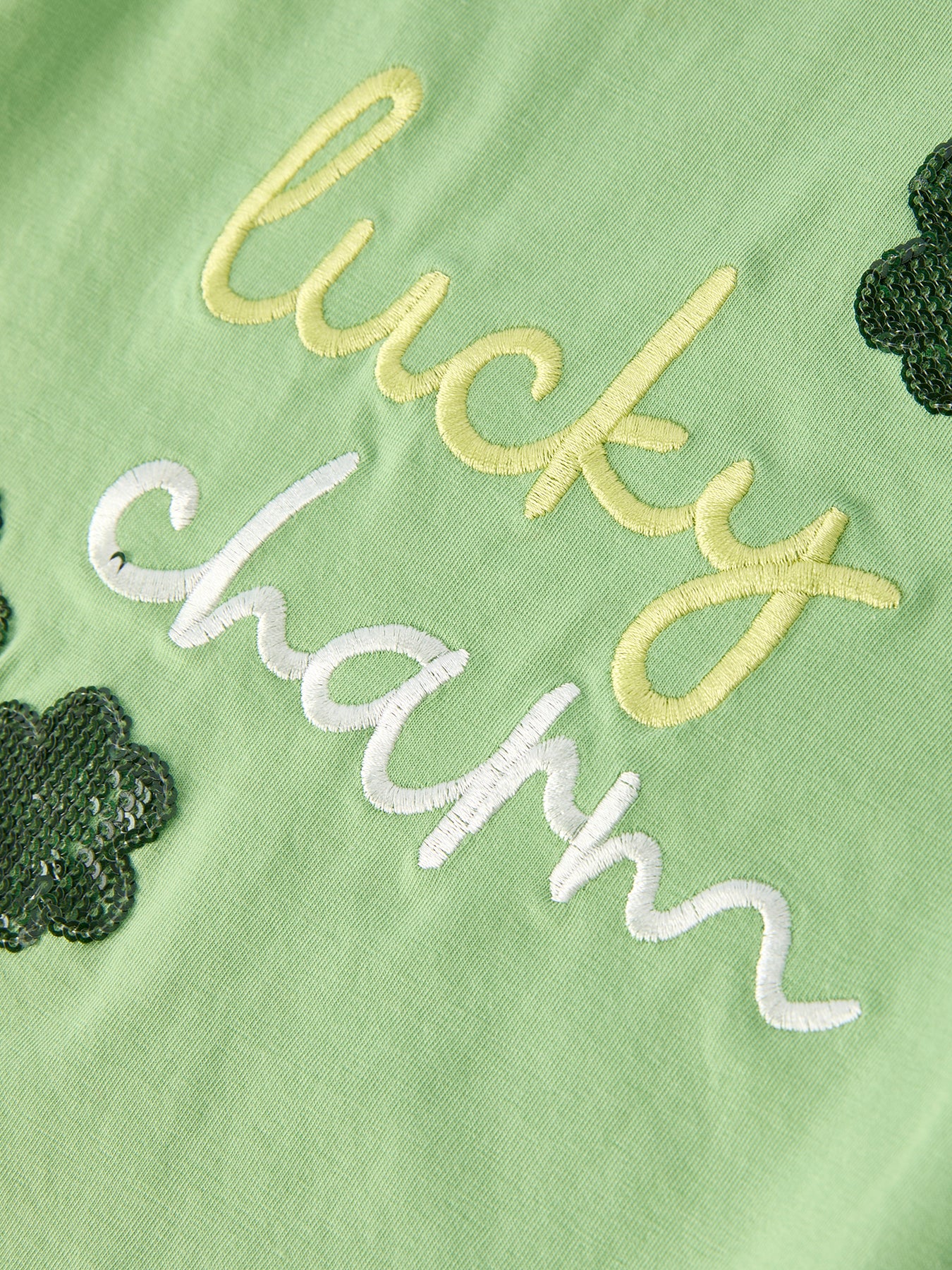 St. Patrick's Day Lucky Charm Green Tutu Skirt Set - Image 12