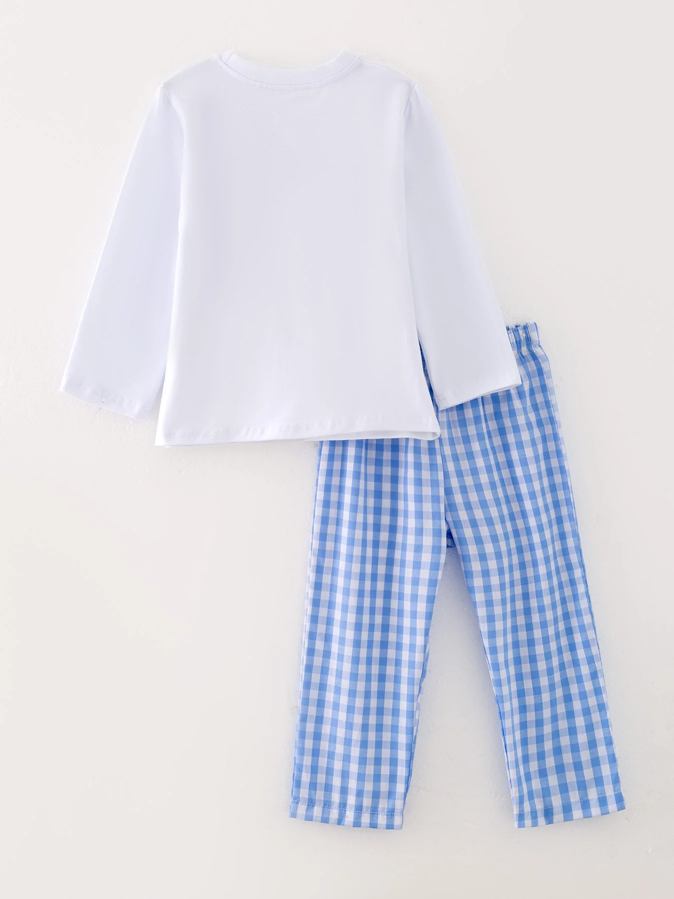 Chicken Blue Smocking Embroidered Boys Outfits - Image 6