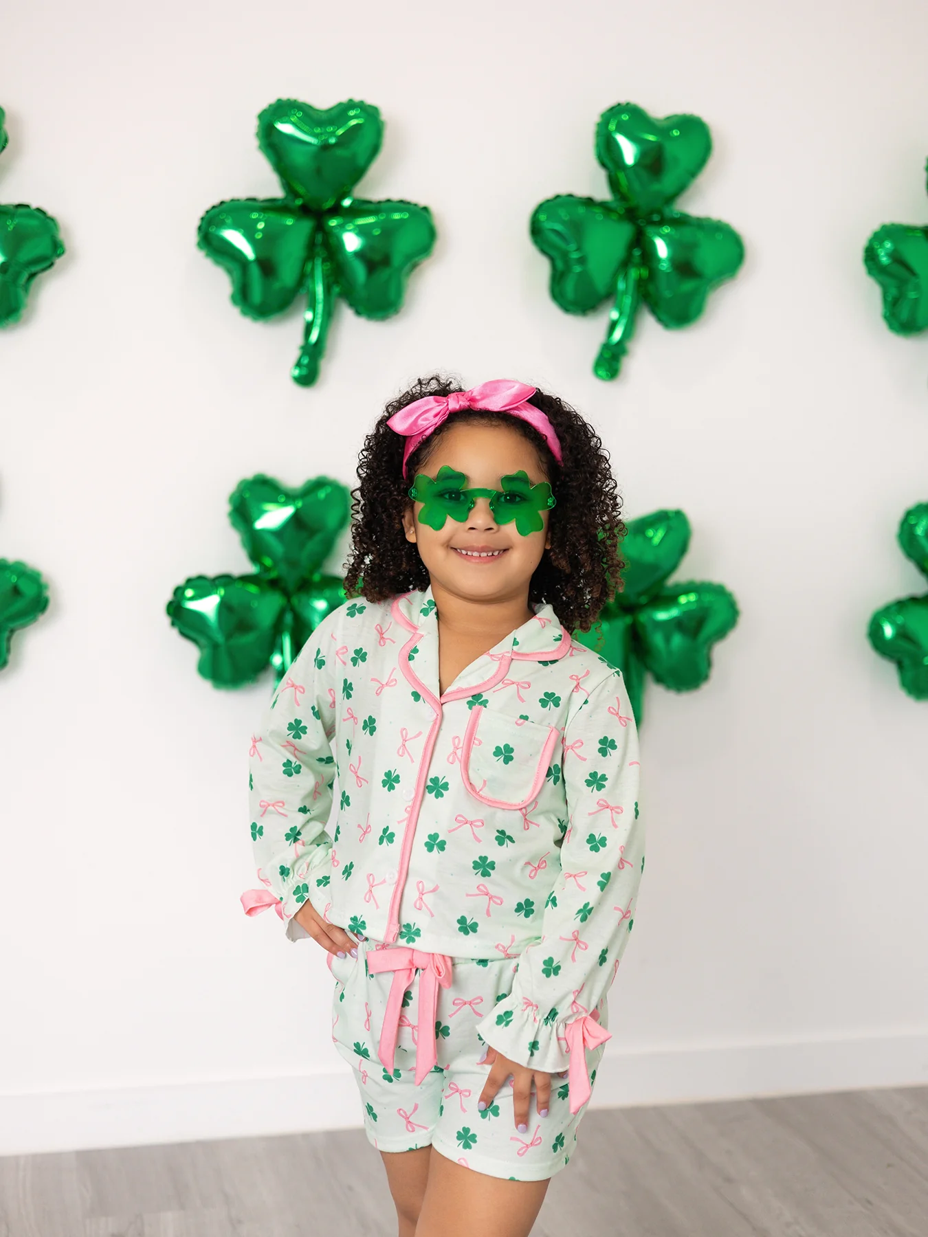 Green Shamrock Shaped Sunglasses for St. Patrick’s Day - Image 3