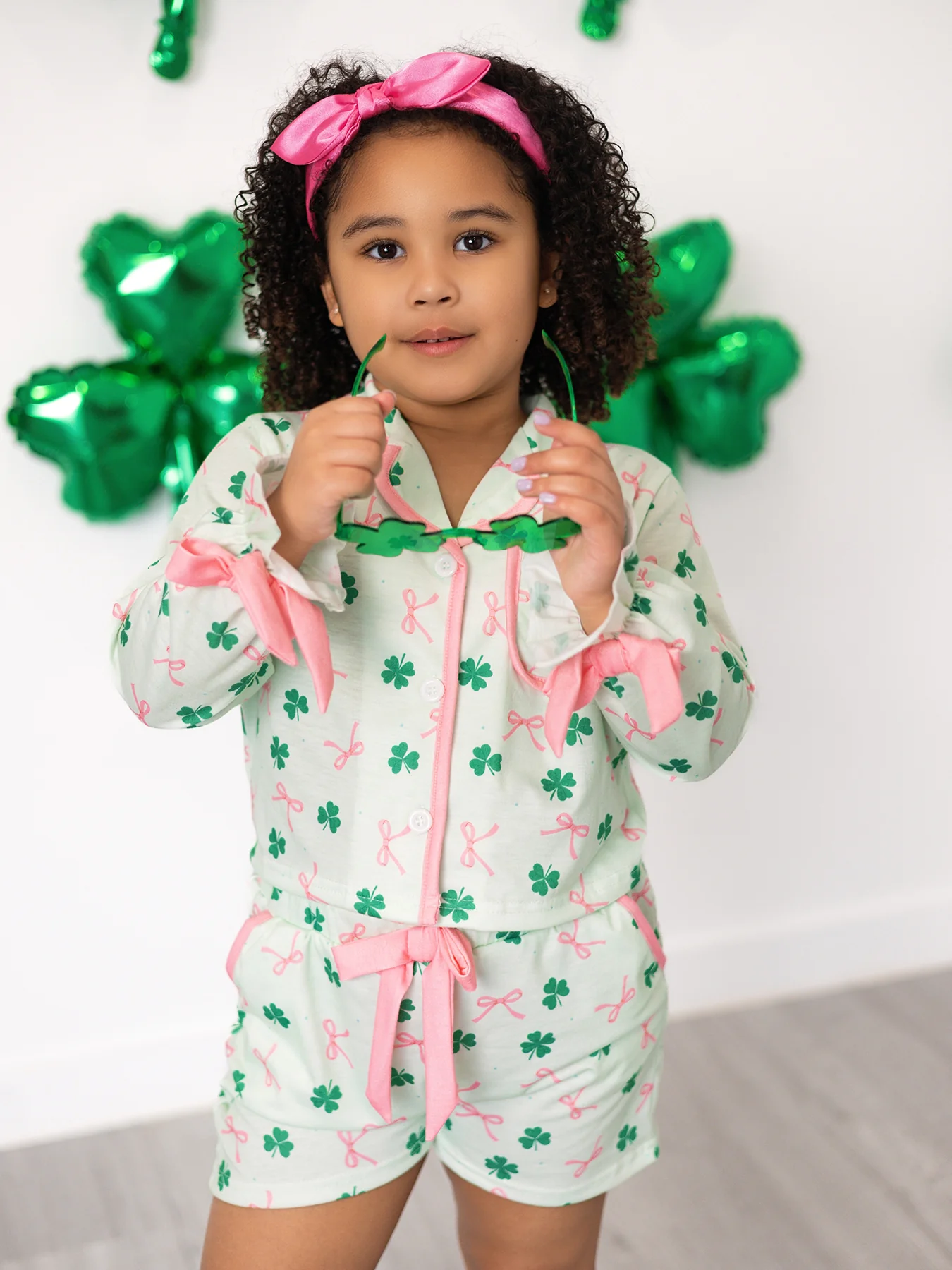 Green Shamrock Shaped Sunglasses for St. Patrick’s Day - Image 4