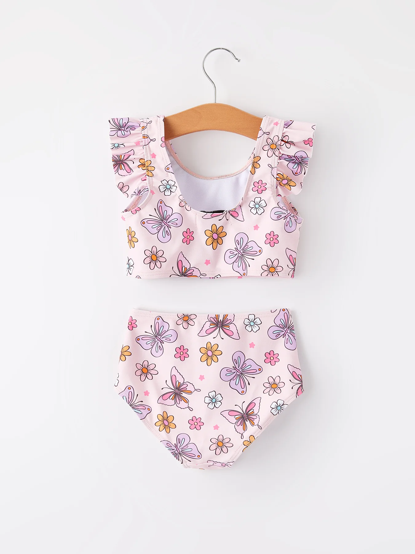 "Floral" Girls' Swimsuit - Image 2