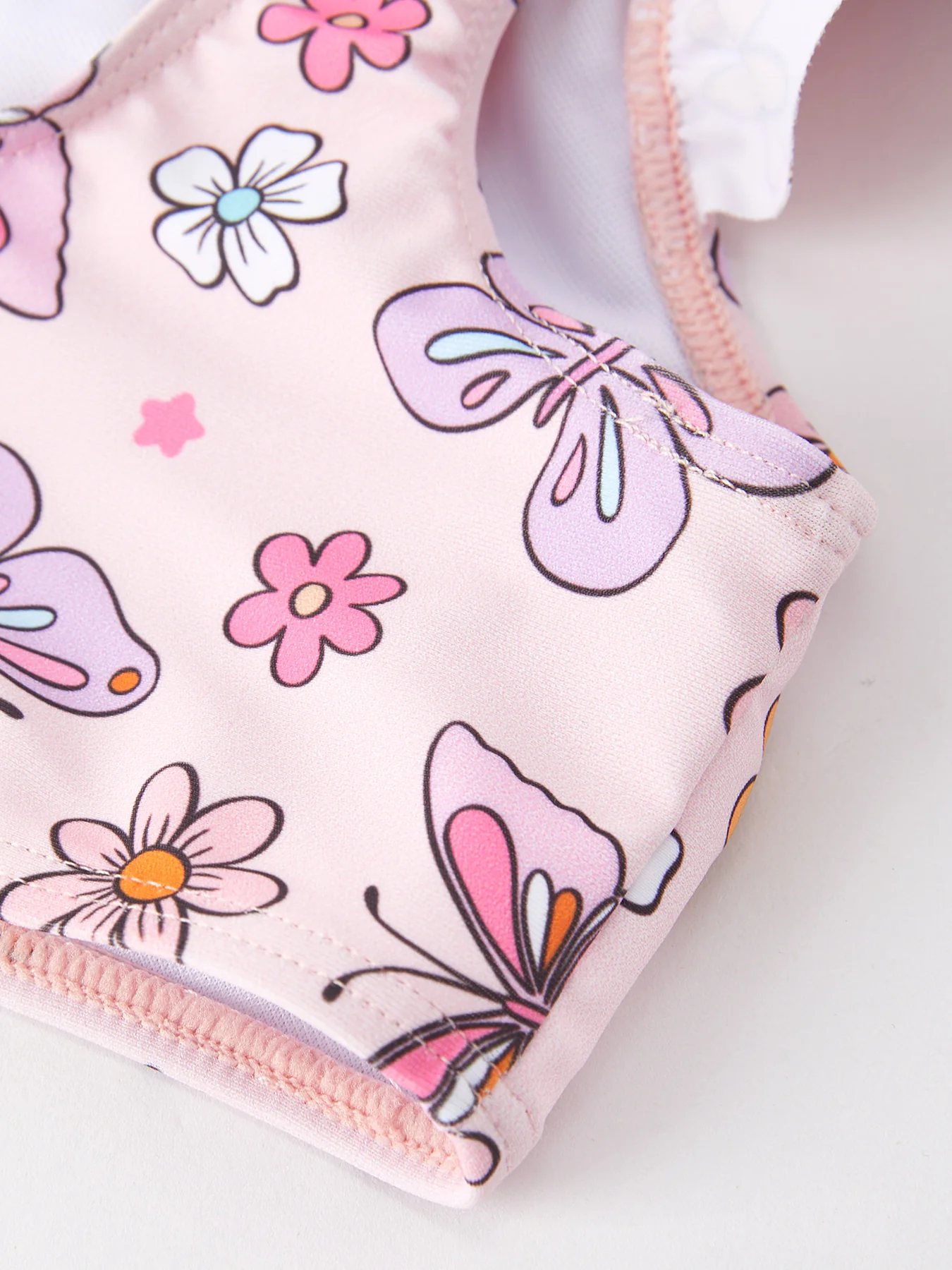 "Floral" Girls' Swimsuit - Image 5
