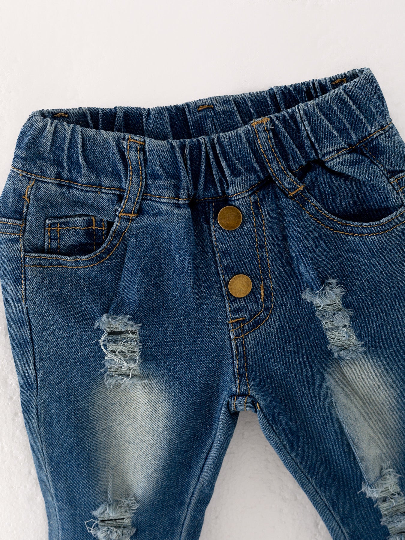 Tight Layer Bell-bottoms Denim Jeans Pants Elastic - Image 3