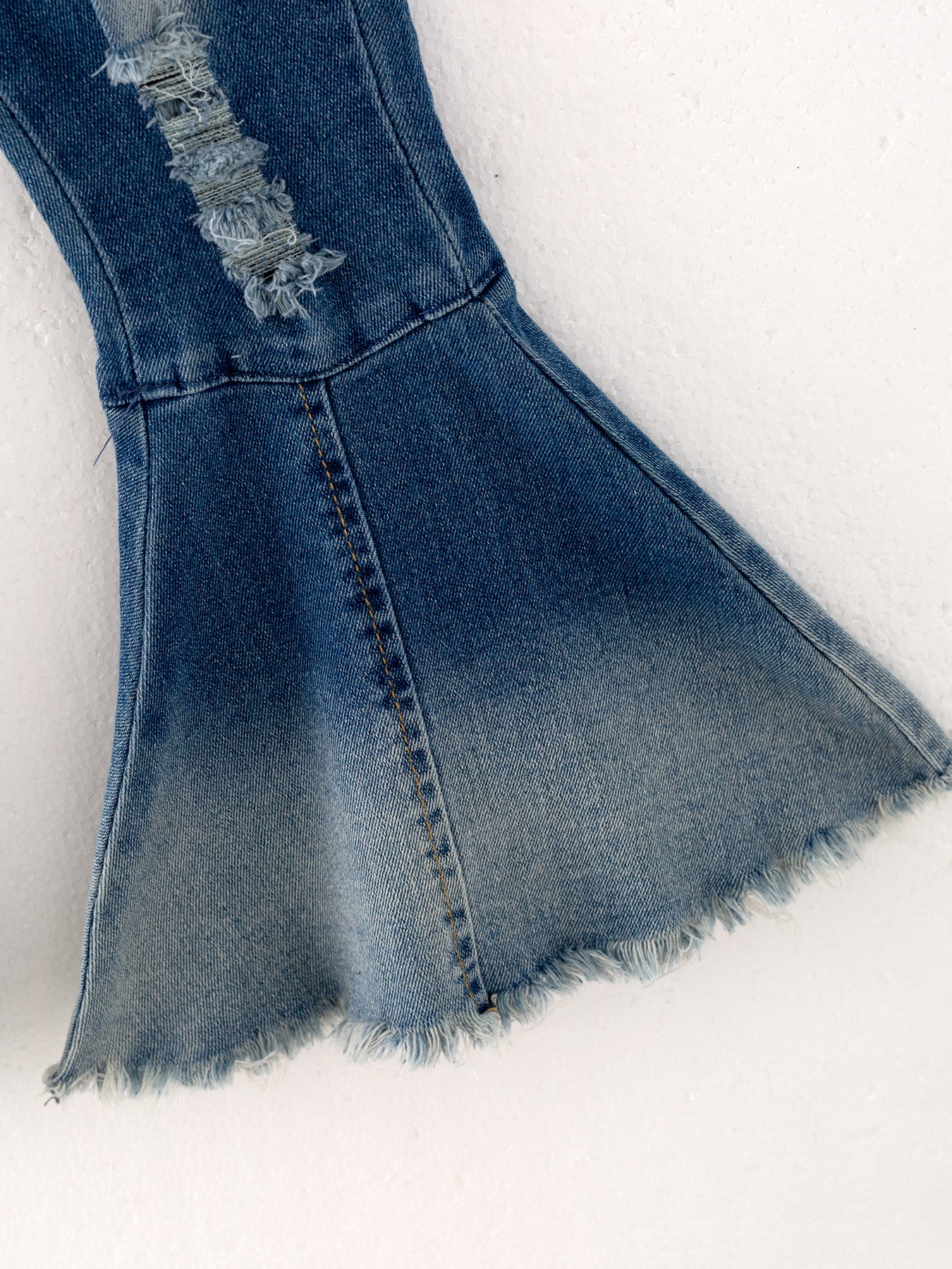 Tight Layer Bell-bottoms Denim Jeans Pants Elastic - Image 4