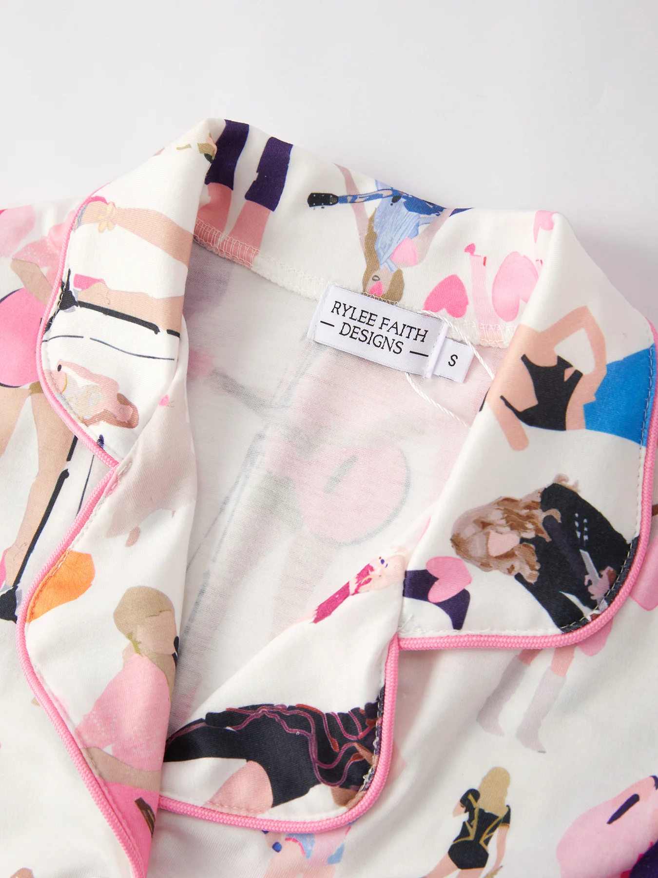 Mommy me TS Printed Adult Pajamas Set - Image 3