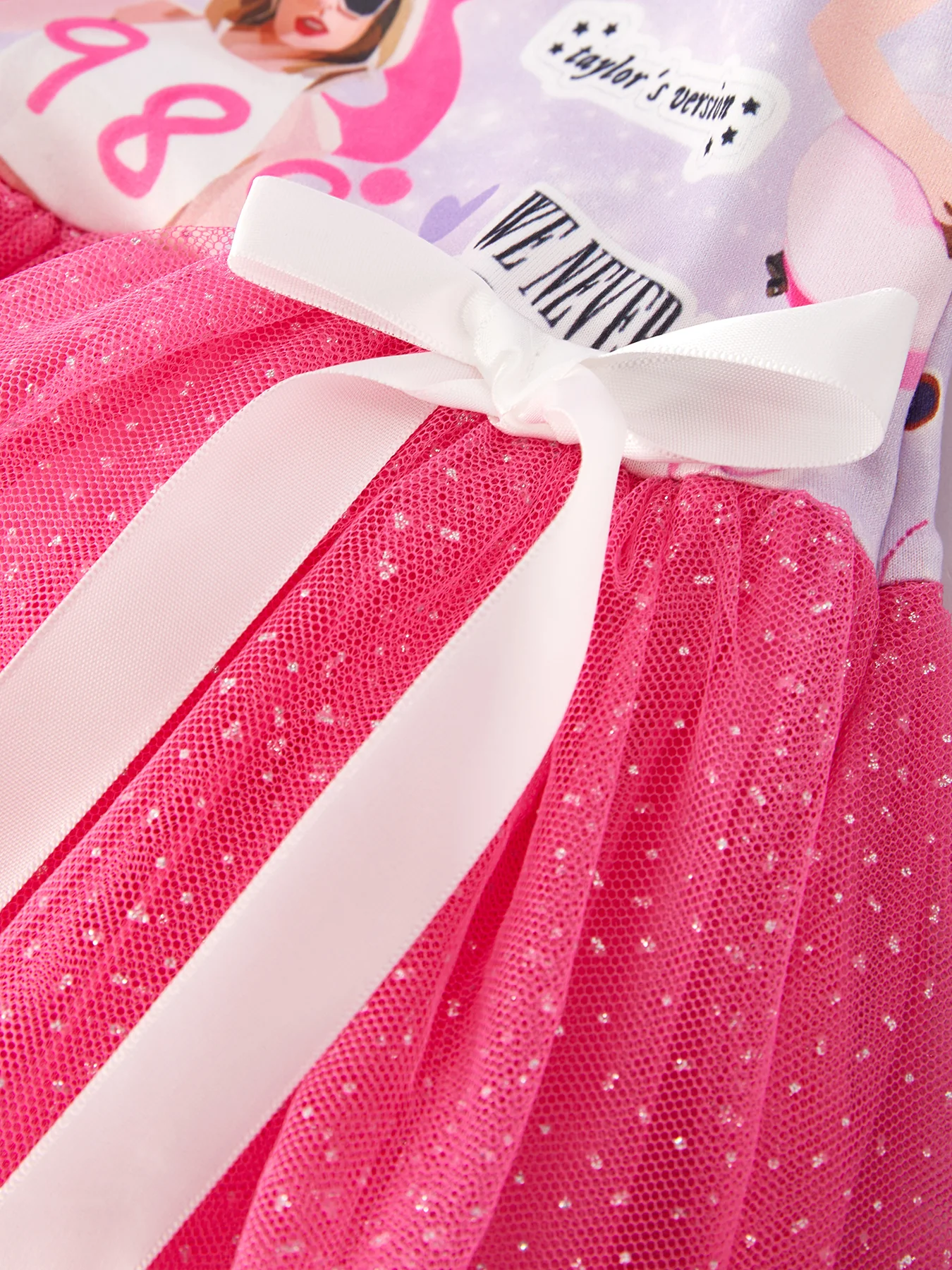 Ts Printed Tulle Dress - Image 4