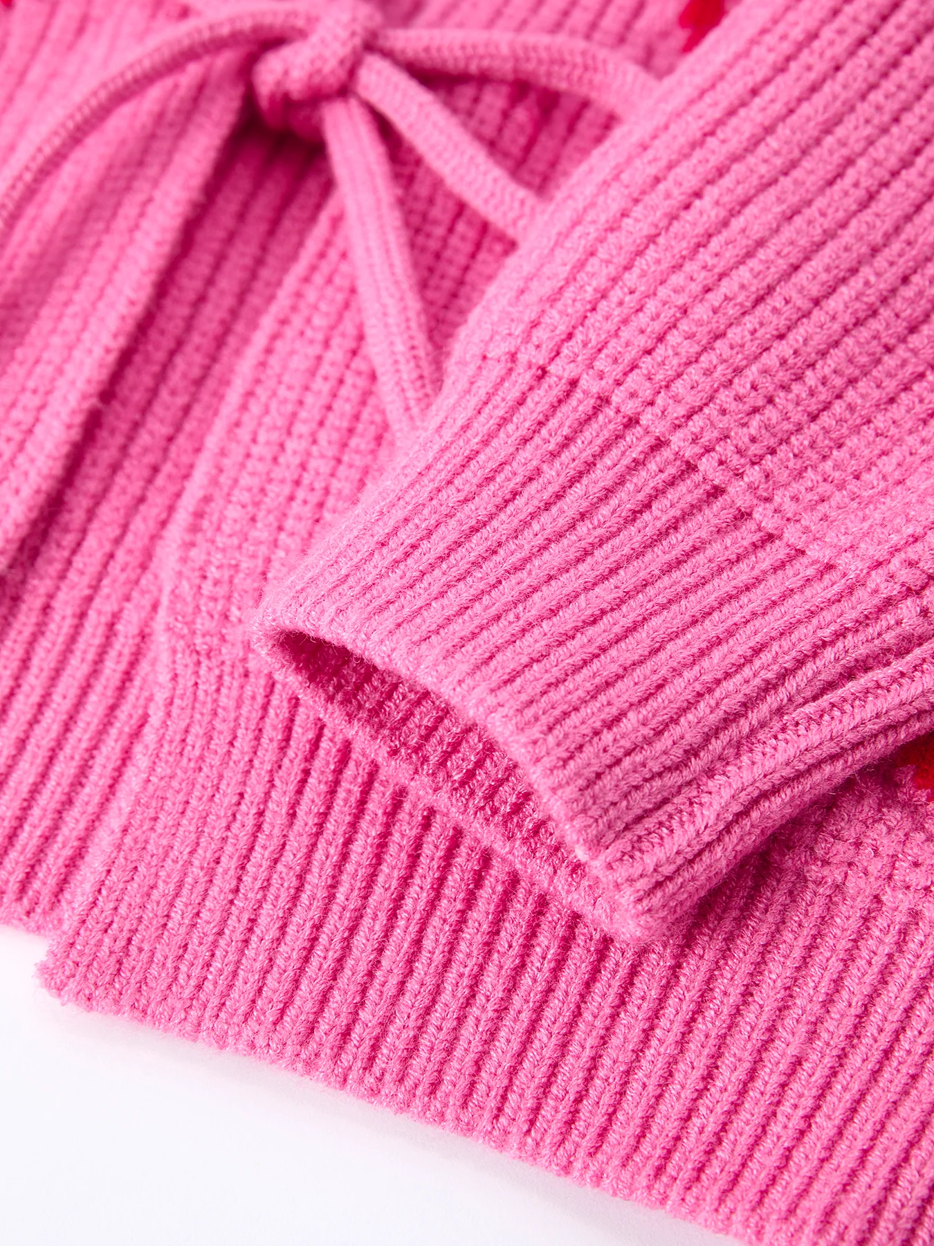 Girls Strawberry Cardigan Sweater - Image 5