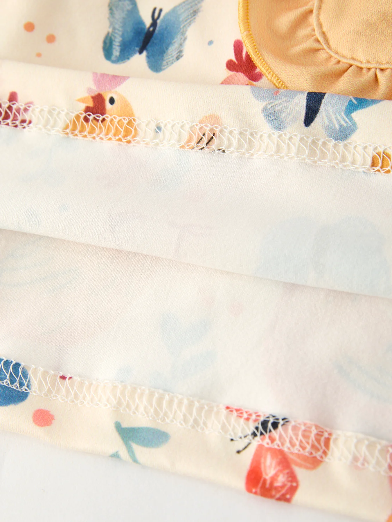 Charming Chicken & Butterfly Girls Dress with Cute Ruffled Pockets - Image 9